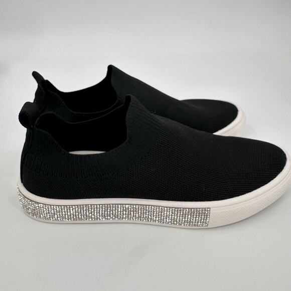 Bernie Mev Sparky Women Slip-On Sneaker Stretch Knit Black Womens EU 37 US 6.5-7 - Picture 2 of 10